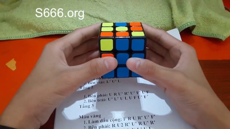 công thức tính rubik 6 mặt theo cách khoa học